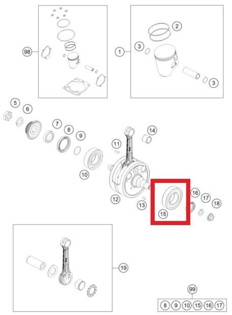 Bearıng Nj207Et2Xcs42 Ktm Orj Yp