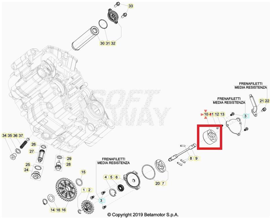 Oıl Pump 40,56 Beta Orj Yp B12-3
