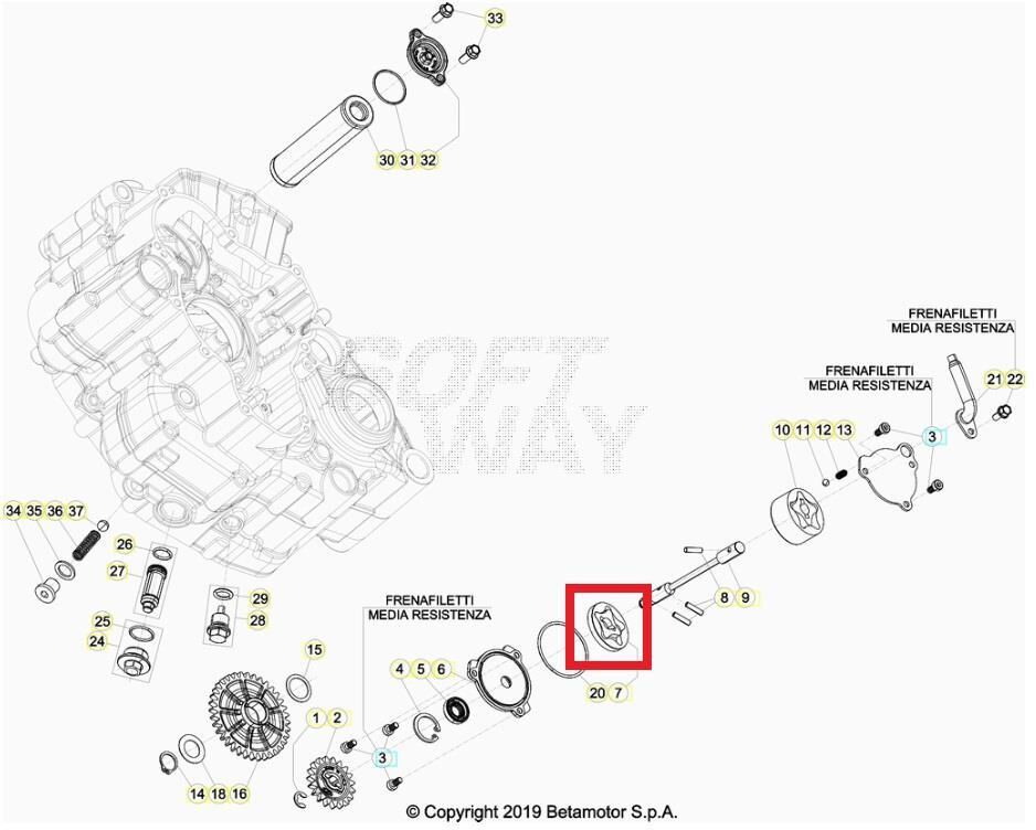 Oıl Pump 40,56 Beta Orj Yp B12-3