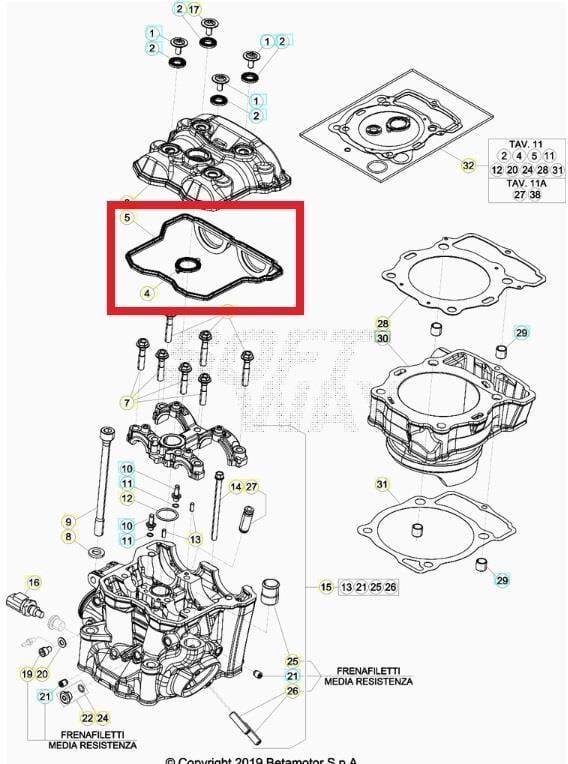 Sealıng Cylınderhead Cover Beta Orj Yp B8-1