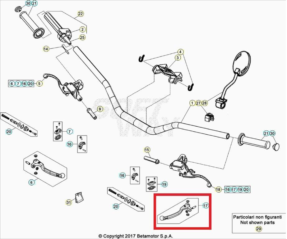 Clutch Lever Assy Beta Orj Yp B13-2