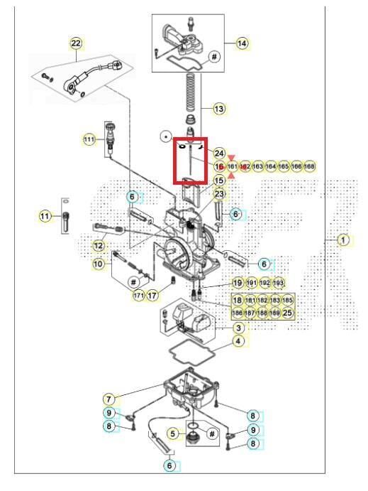 Jet Needle Keıhın N2Zw Beta Orj Yp B11-2