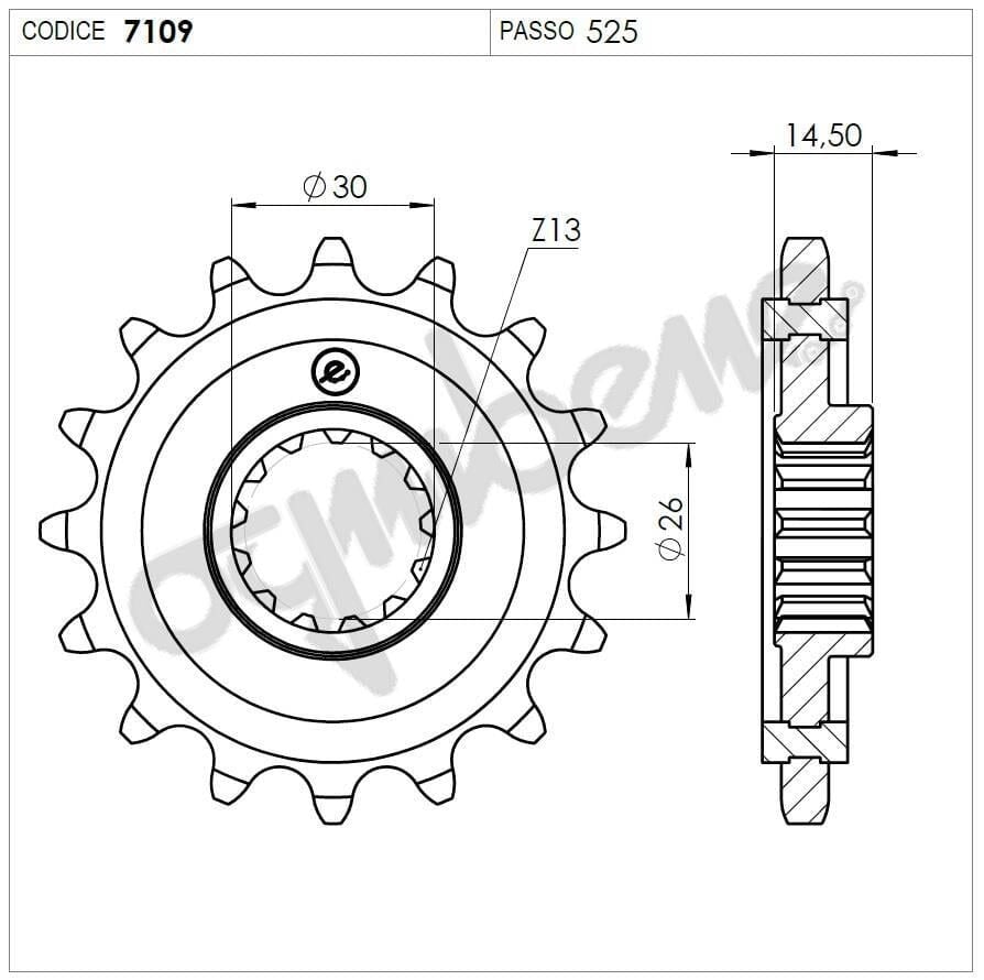 Honda Ognıbene Ön Dişli 15T