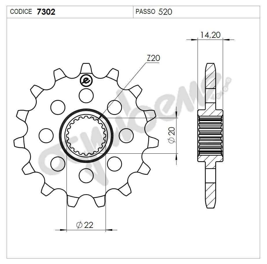 Bmw G 310 Ognıbene Ön Dişli 16T