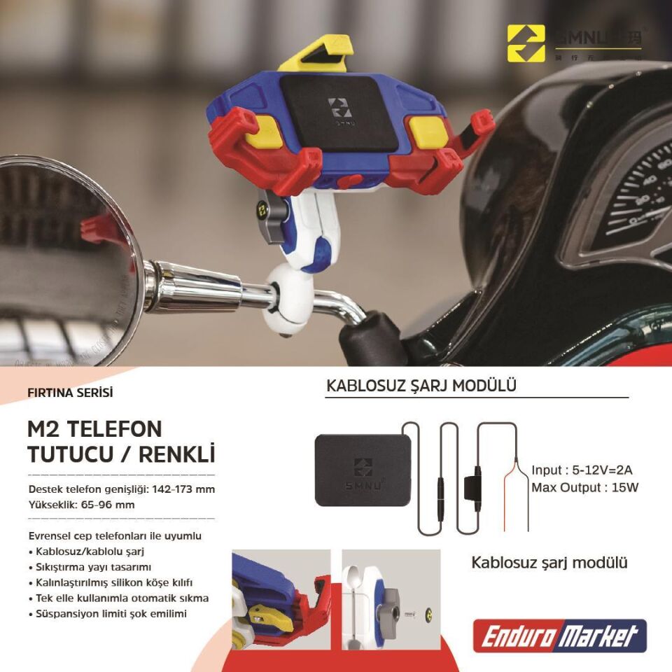 Smnu M2 Telefon Tutucu Renkli