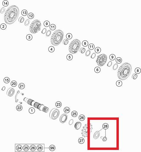Screw 10,9 Ktm Orj Yp