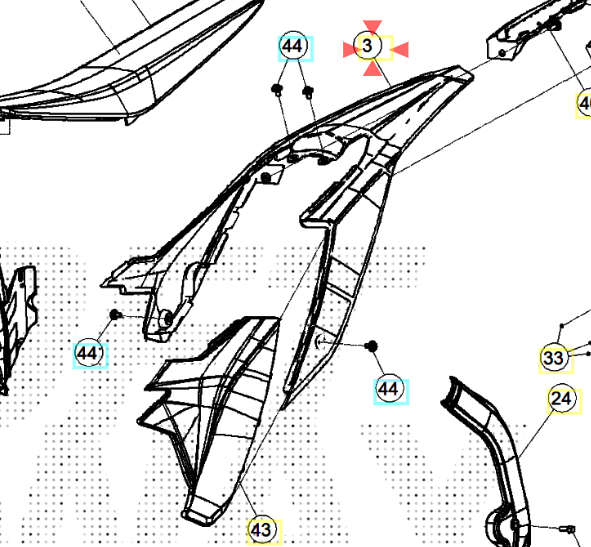 Beta X-Traıner 25 Arka Çamurluk Gri Beta Orj Yp