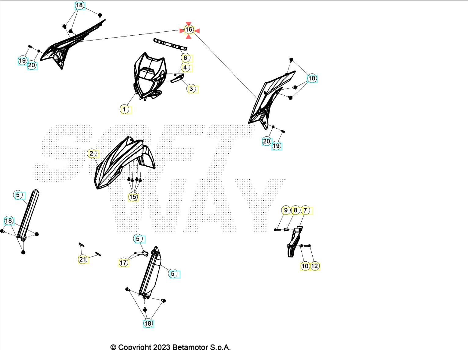 Beta X-Traıner 25 Depo Grenajı Kırmızı Beta Orj Yp