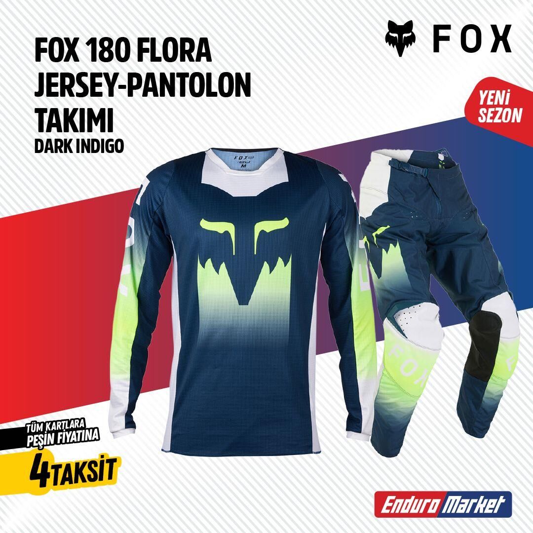 Fox Yeşil Mavi Jersey Pantolon Takımı