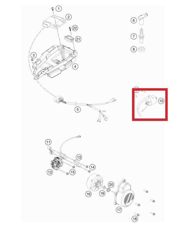 Ignıtıncoıl Ig5128 Ktm Orj Yp