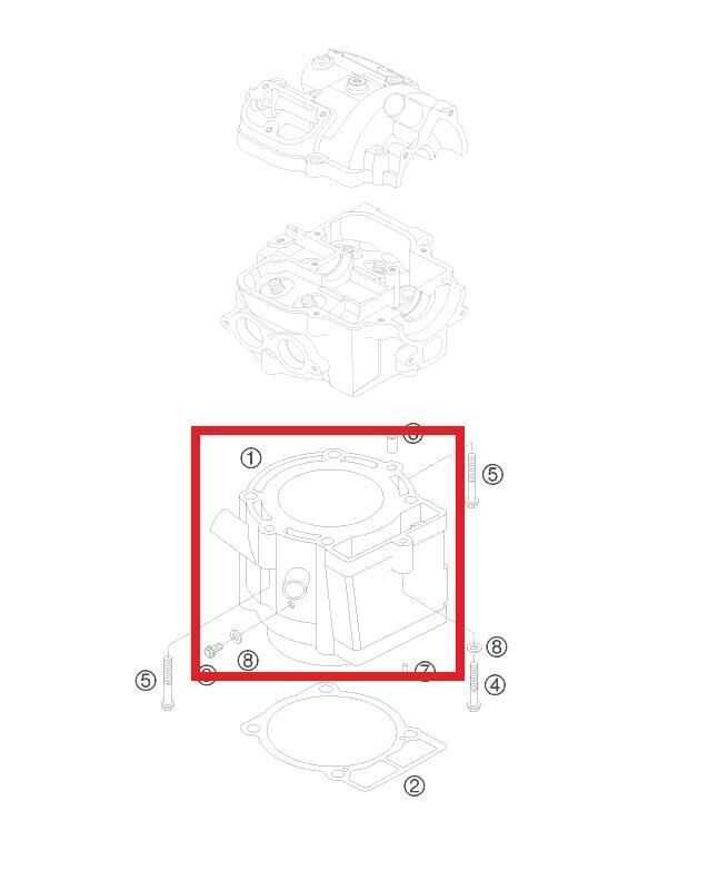 Cylınder+Pıston 450Xc Atv Ktm Orj Yp