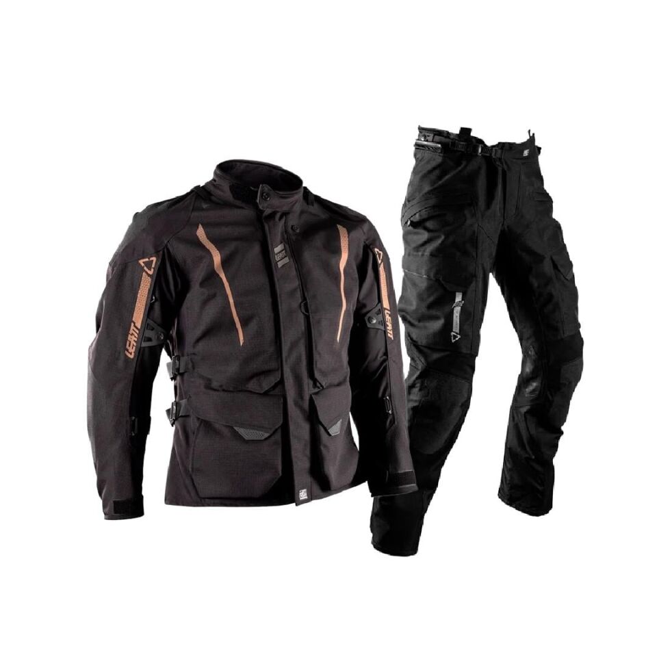 Leatt Adv Dri-Tour 5.5 Kadın Siyah Motosiklet Montu ve pantolonu