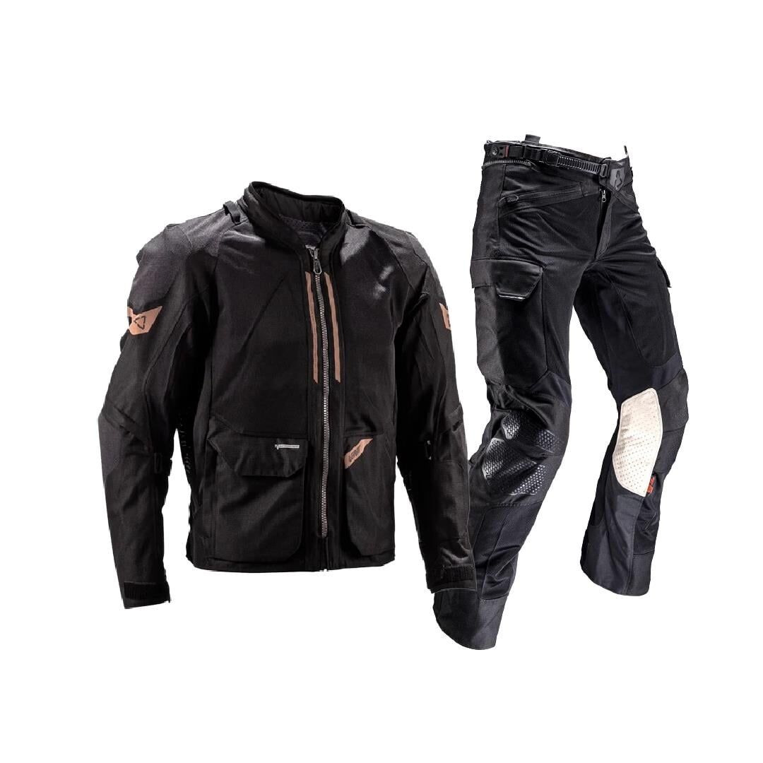 Leatt ADV Flow-Tour 4.5 Siyah Motosiklet Montu ve Pantolonu