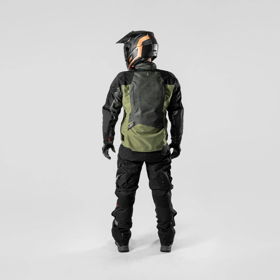 Leatt ADV Dri-Tour 5.5 Kısa Yeşil Motosiklet Montu ve Pantolonu