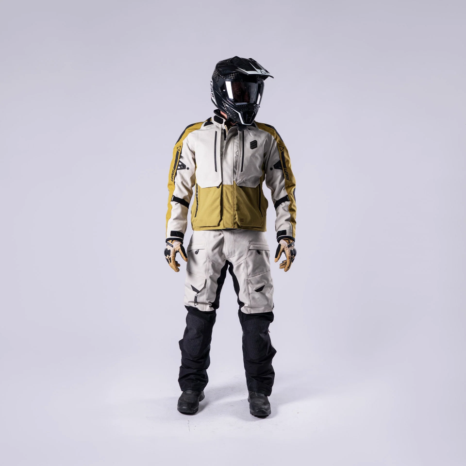 Leatt ADV Dri-Tour 5.5 Kısa Kahverengi Motosiklet Montu ve Pantolonu