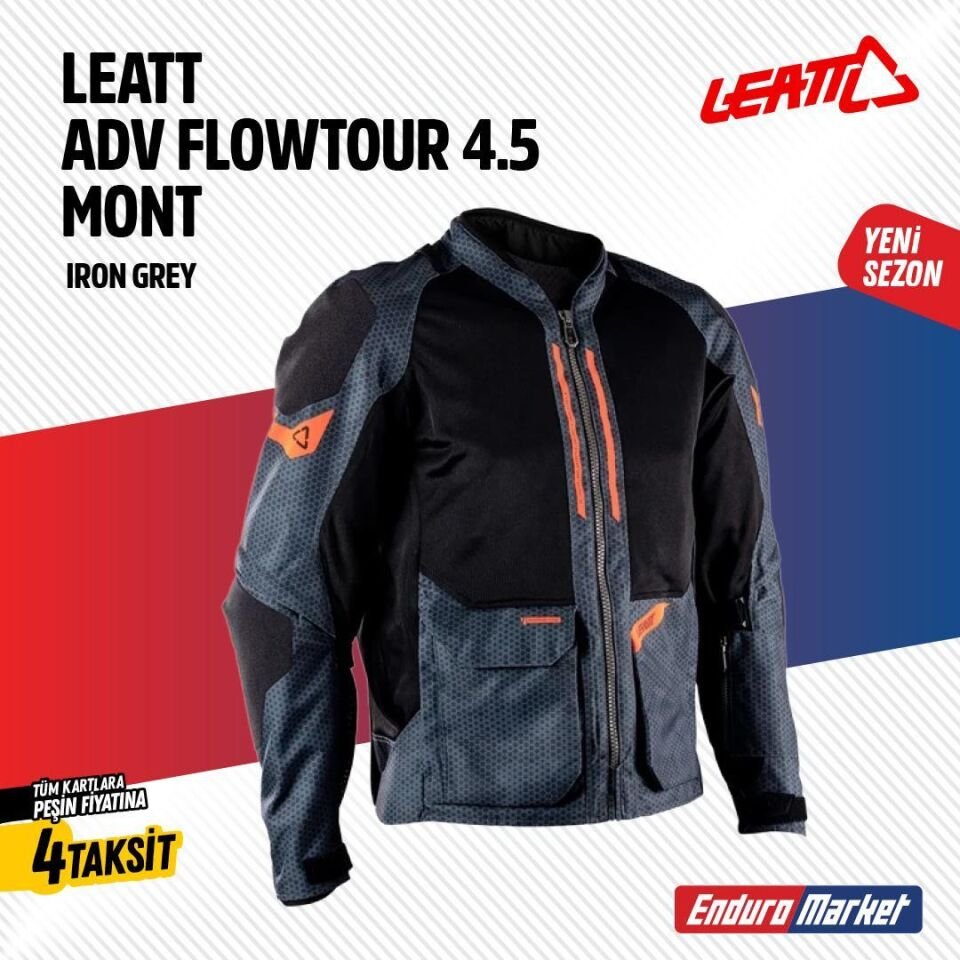 Leatt ADV Dri-Tour 5.5 Kısa Kahverengi Motosiklet Montu ve Pantolonu