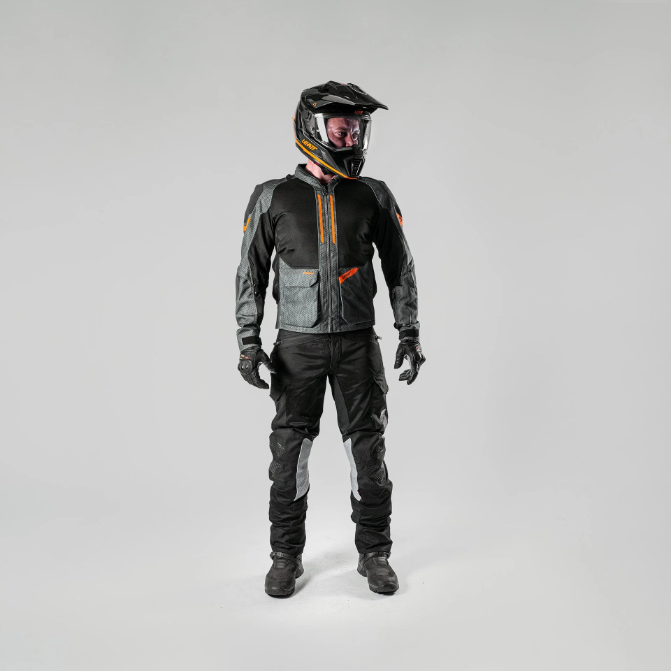 Leatt ADV Dri-Tour 5.5 Kısa Kahverengi Motosiklet Montu ve Pantolonu