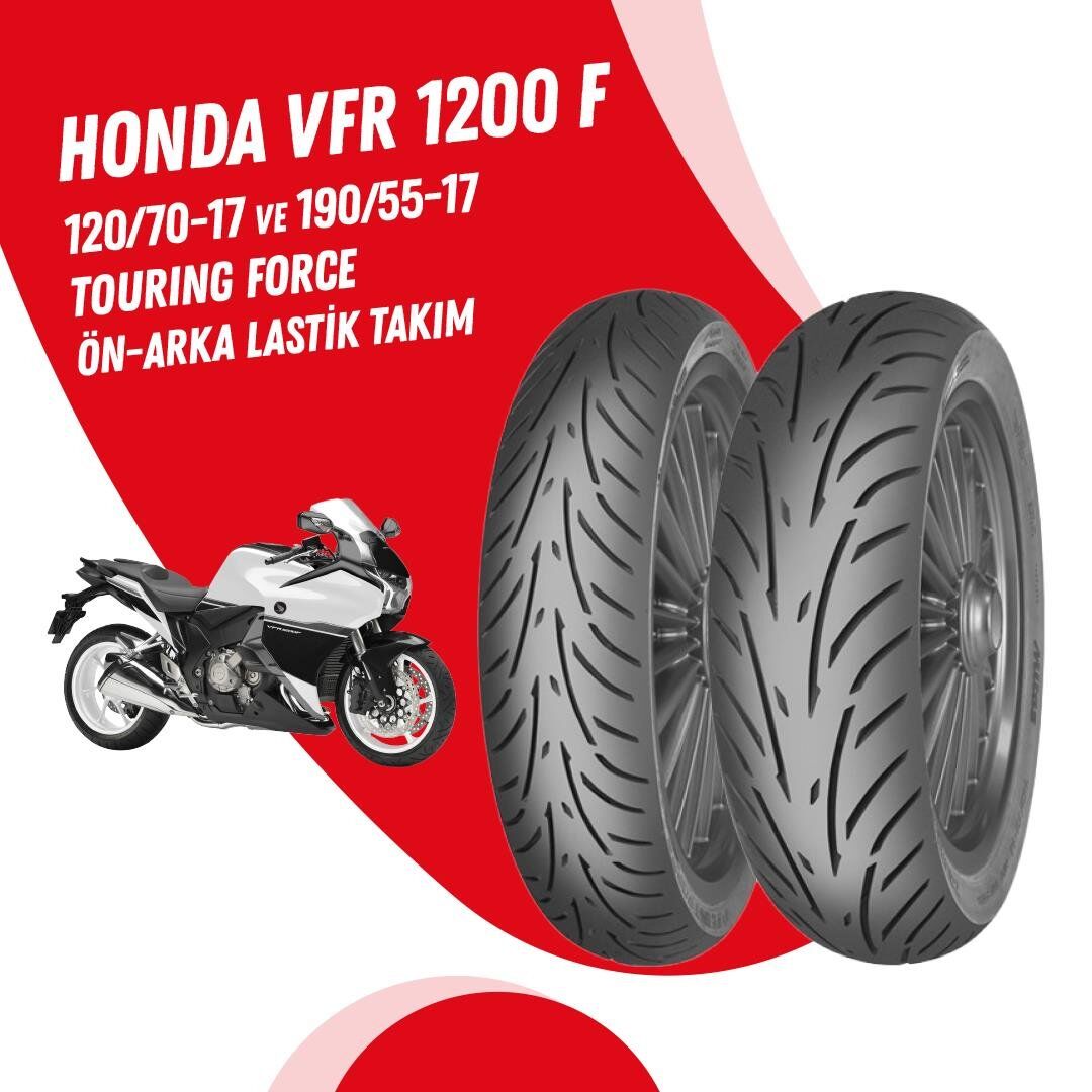Honda Vfr 1200 F Mitas Tourıng Force Sc Lastik Takımı