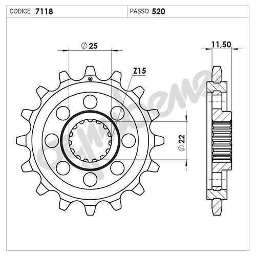 Ktm 250 Ognıbene Ön Dişli 17T