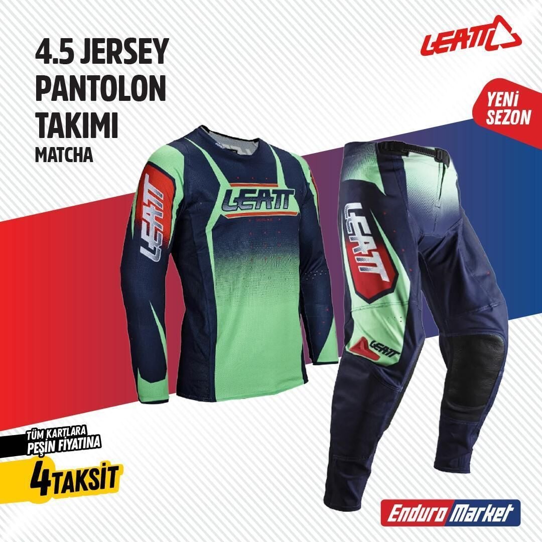 Leatt Yeşil Siyah Jersey Pantlon Takımı