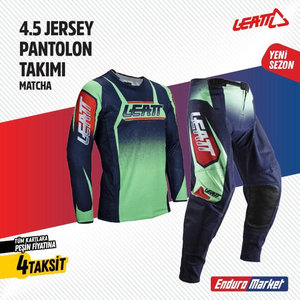 Leatt Yeşil Siyah Jersey Pantlon Takımı