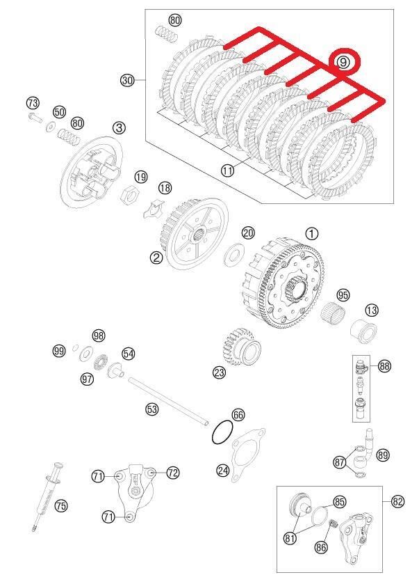 Intermedı Dısc Steel Ktm Orj Yp K2