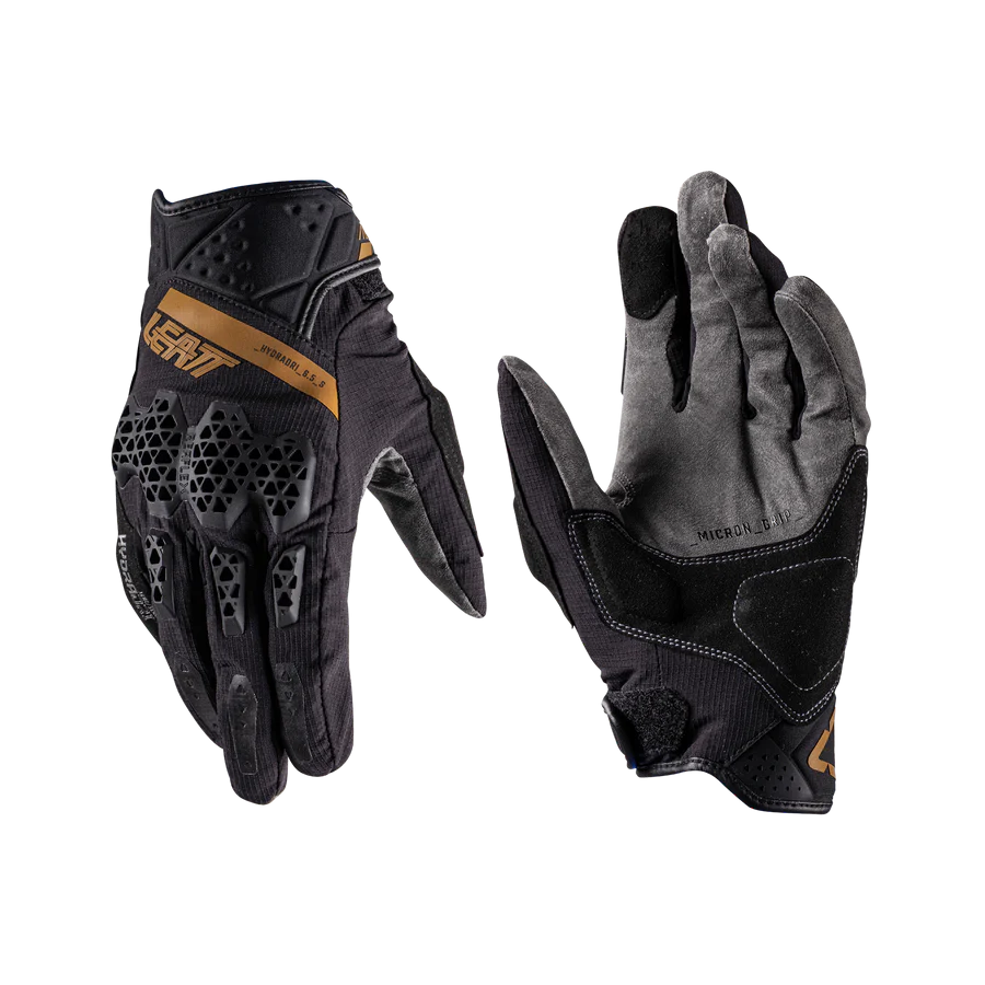 Leatt Adv Hydra-Dri 6.5 Kısa Siyah Motosiklet Eldiveni