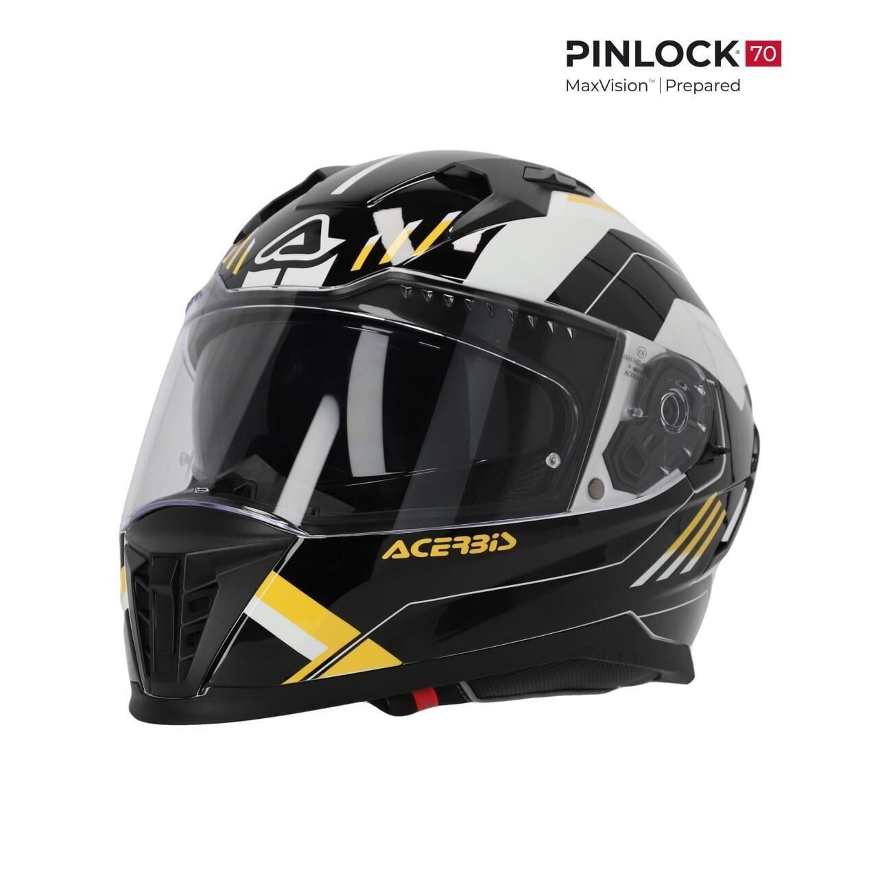 Acerbis X-Way Graphıc Kask Siyah Sarı