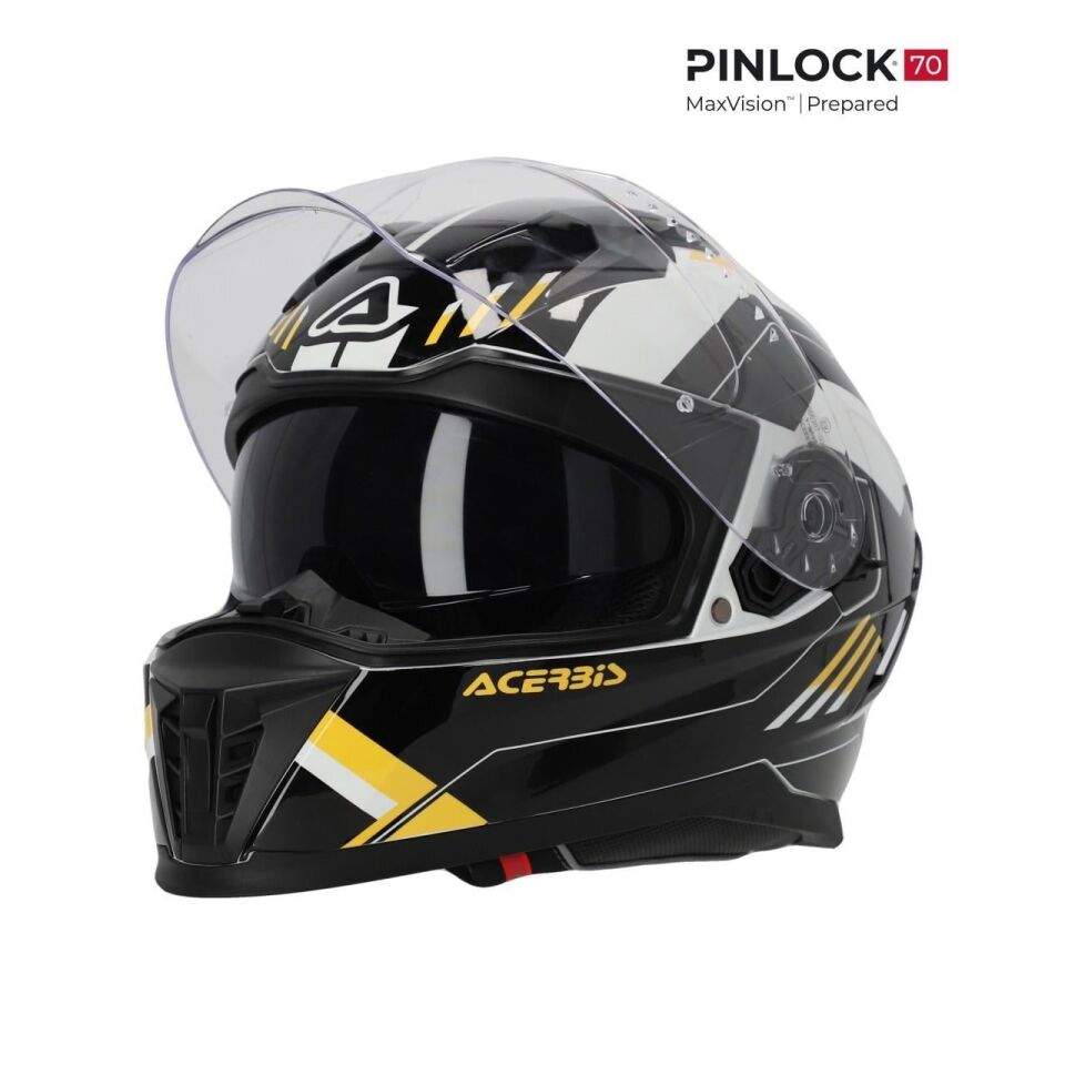 Acerbis X-Way Graphıc Kask Siyah Sarı