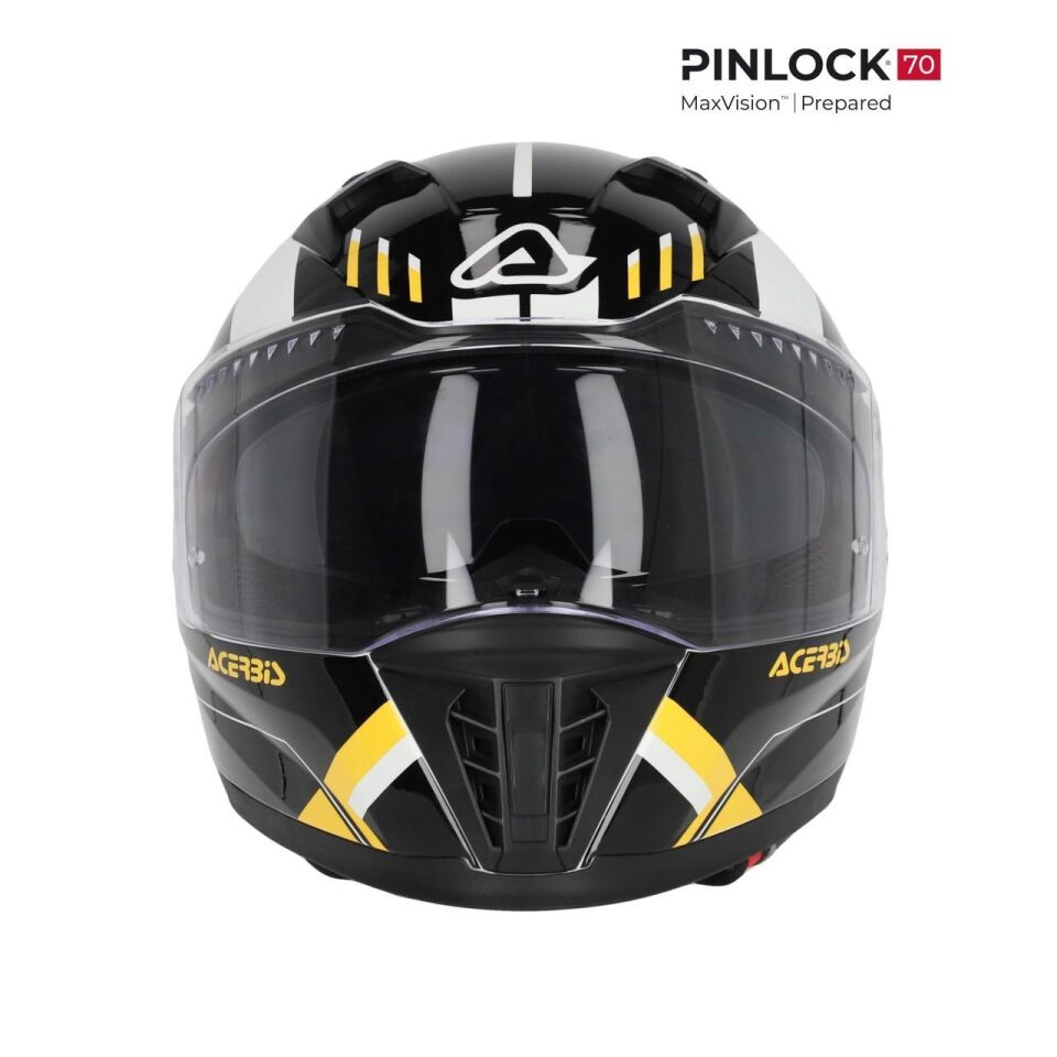 Acerbis X-Way Graphıc Kask Siyah Sarı