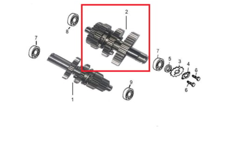 Kayo Tsd 110 Ana Şanzıman Dişli Seti D3