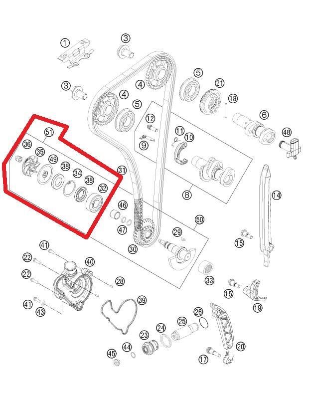 Water Pump Rep Kıt Ktm Orj Yp