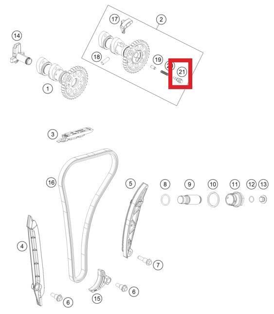 Deco Screw Plug Ktm Orj Yp A2-2