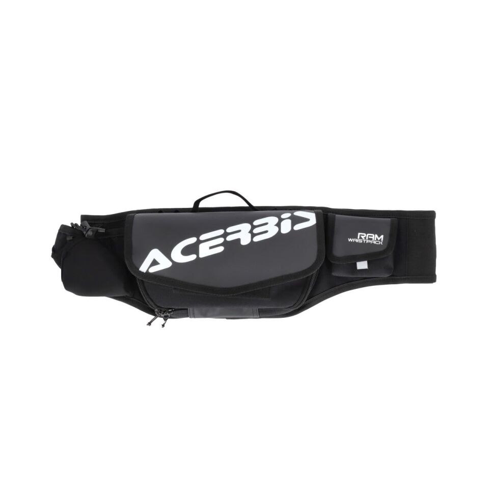 Acerbis Ram Pro Logo Bel Çantası Siyah Beyaz 2L