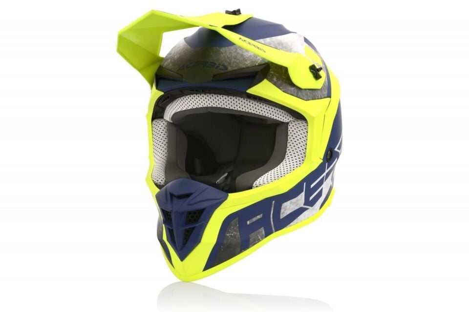 Acerbis Lınear Kask Mavi Sarı