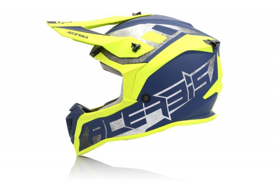 Acerbis Lınear Kask Mavi Sarı
