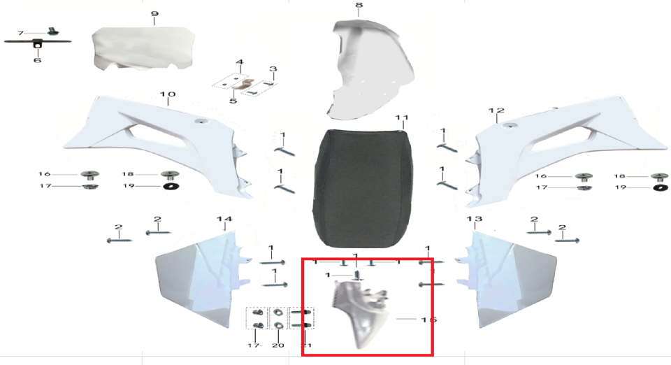 Kayo Ts 90 Arka Çamurluk