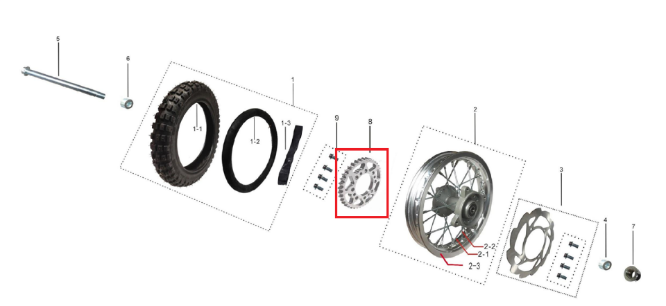 Kayo Kmb 60 Arka Dişli