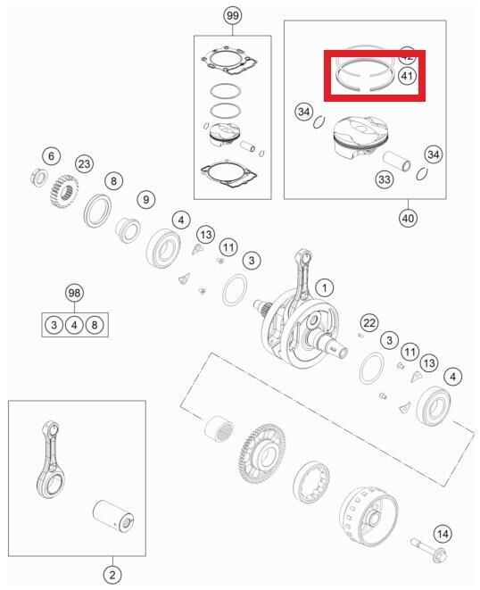 Scraper Rıng Ktm Orj Yp