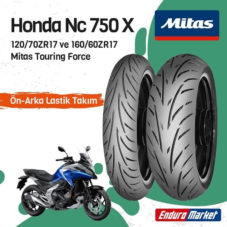 Honda Nc 750 X Mitas Tourıng Force Lastik Takımı