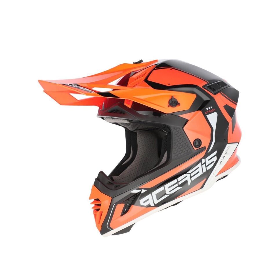 Acerbis X-Track 22-06 Kask Turuncu Siyah