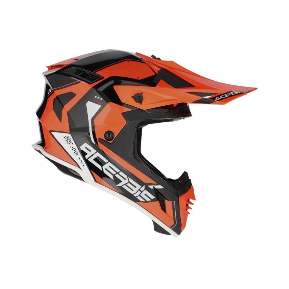 Acerbis X-Track 22-06 Kask Turuncu Siyah