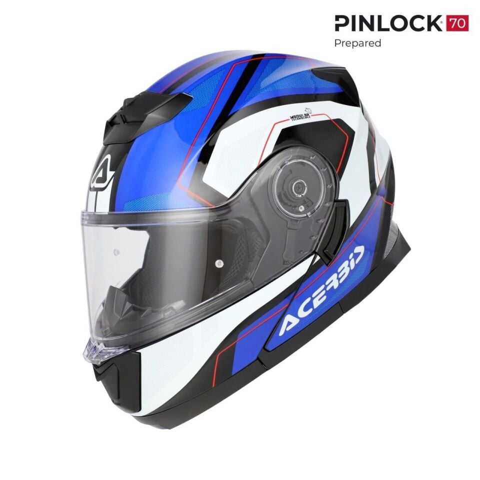 Acerbis Serel 22-06 Kask Siyah Mavi