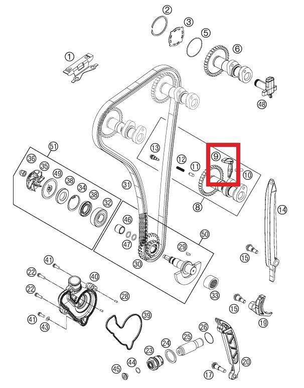 Decompressıon Lever Cpl Ktm Orj Yp A5-1