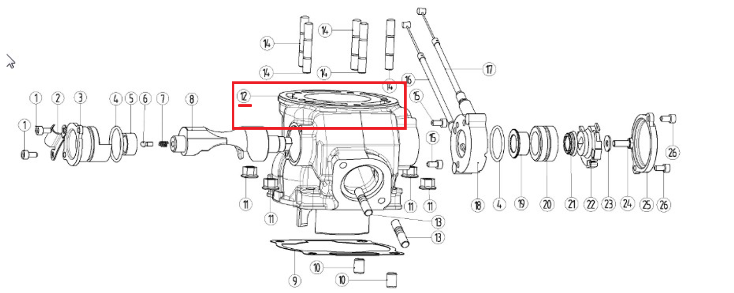 Kayo Kt 250 - Yuki Silindir