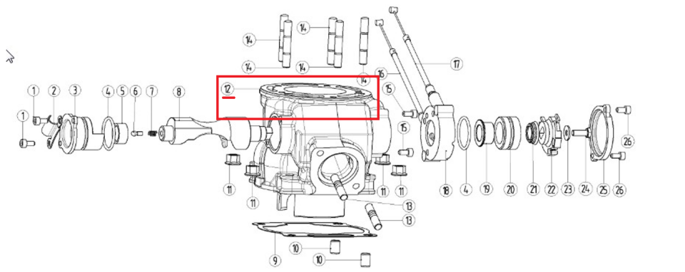 Kayo Kt 250 - Yuki Silindir