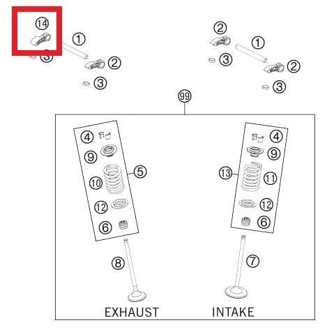 Fınger Follower Ktm Orj Yp