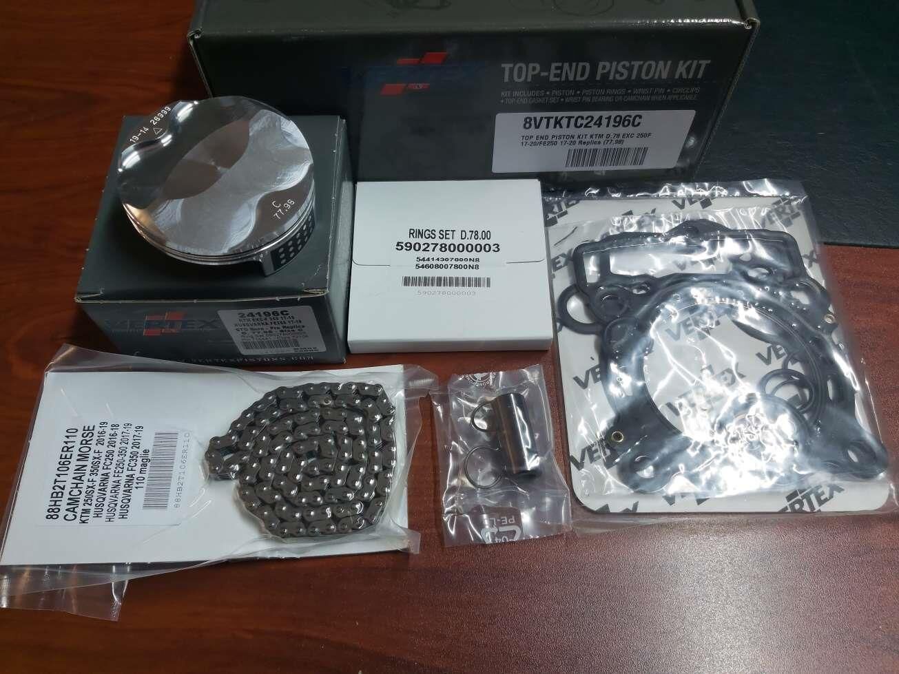 Vertex Ktm 250 Exc-F 17-20 Piston D.77.98 Conta Se