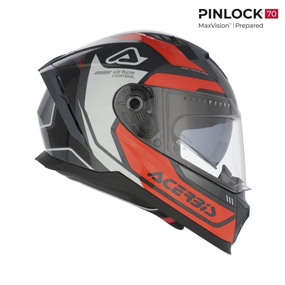 Acerbis X-Way Graphıc Kask Turuncu Gri