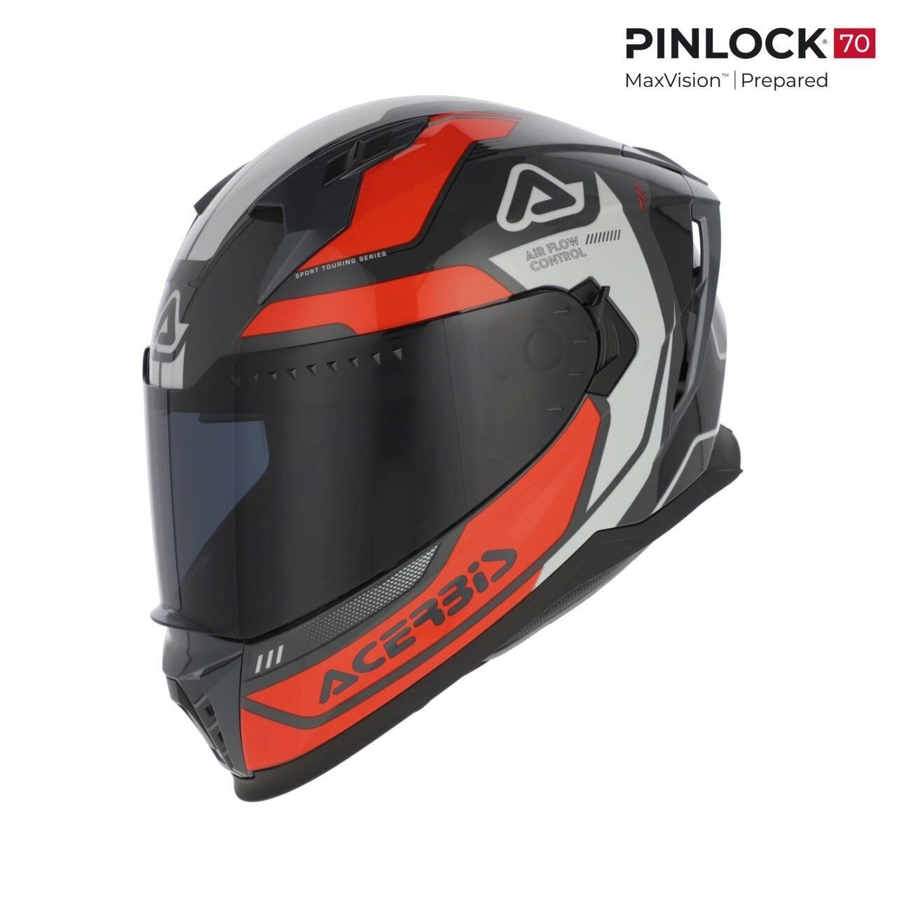 Acerbis X-Way Graphıc Kask Turuncu Gri